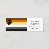 ベアプライドゲイクルーズカード スキニー名刺 (正面)