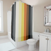 ベアプライドストライプ数 シャワーカーテン (インサイチュ)