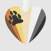 ベアプライドハートアクリルオーナメント オーナメント (裏面)