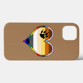 ベアプライドハートケースメイトiPhoneケース Case-Mate iPhoneケース (裏面 (横))