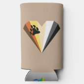 ベアプライドハートスリムセルツァー缶ベバレッジクーラー スリム缶クーラー (裏面)