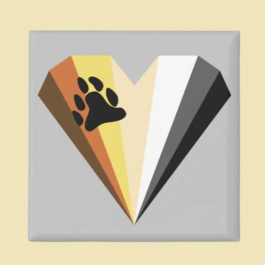 ベアプライドハート磁石 マグネット