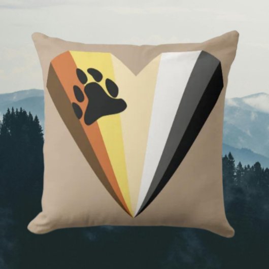 ベアプライドハート装飾用クッション クッション