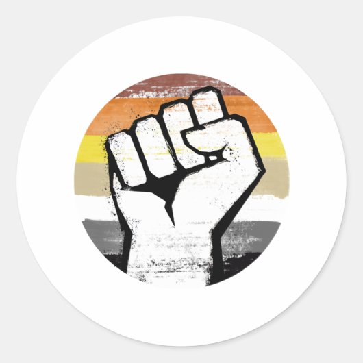 ベアプライドフィフスサークルプリント ラウンドシール (正面)