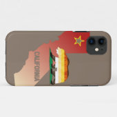 ベアプライドフラグカリフォルニアベア Case-Mate iPhoneケース (裏面(横))