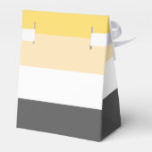 ベアプライドフラグ金ゴールドゲイ結婚式の引き出物ボックス フェイバーボックス (裏面サイド)