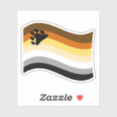 ベアプライドポーウェーブフラグ シール (シート)