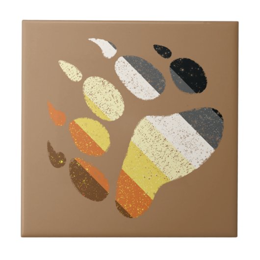 ベアプライド動揺してポー タイル (正面)