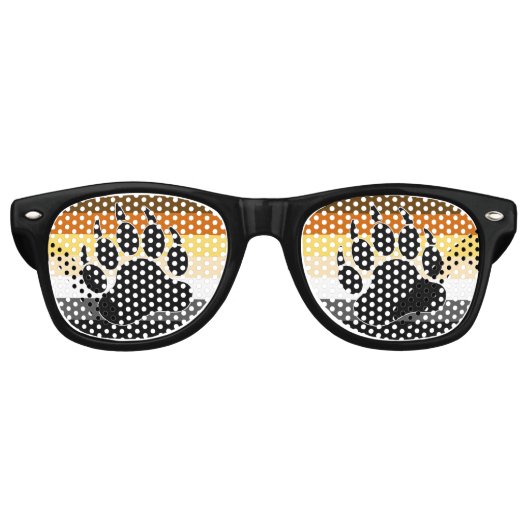 ベアプライド国旗 レトロサングラス (正面)