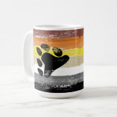 ベアプライド絵を描 コーヒーマグカップ (正面左)