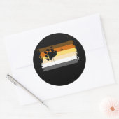 ベアプライド色 ラウンドシール (封筒)