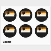 ベアプライド色 ラウンドシール (シート)