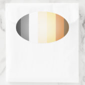 ベアプライド3Dカラー 楕円形シール (バッグ)