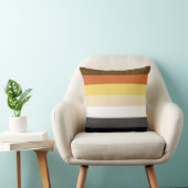 ベアプライド、ニュートラルストライプグラデーションプライド クッション (椅子)