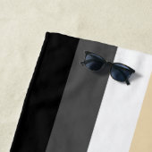 ベアプライド、ニュートラルストライプグラデーションプライド ビーチタオル (インサイチュ)