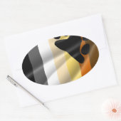 ベアプライド 楕円形シール (封筒)