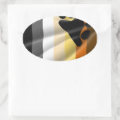 ベアプライド 楕円形シール (バッグ)