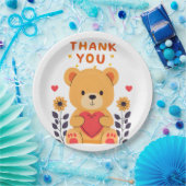 ベアプレート ペーパープレート (パーティー)