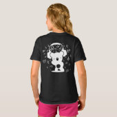 ベアヘッドフォン(_H) Tシャツ (裏面フル)