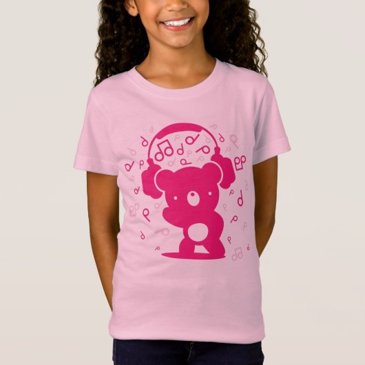 ベアヘッドフォン(_H) Tシャツ (正面)