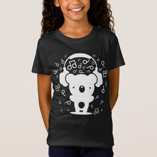 ベアヘッドフォン(_H) Tシャツ (正面)