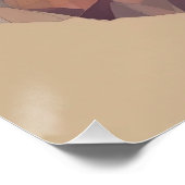 ベアヘッドローポリデザイン ポスター (コーナー)