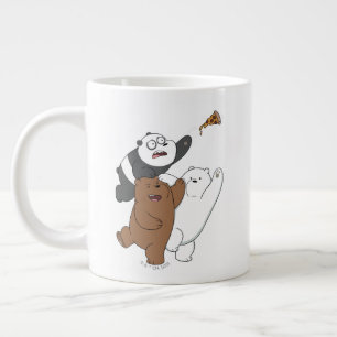 ベアベアベア – 最後のピザスライス ジャンボコーヒーマグカップ