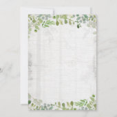 ベアベイビーシャワー招待状冒険が始まる 招待状 (裏面)