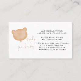 ベアベビーシャワーベビーカード プレイスカード