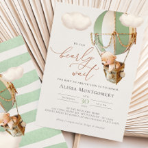 ベアホットエアバルーン招待状