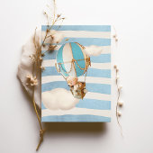 ベアホットエアバルーン招待状 招待状