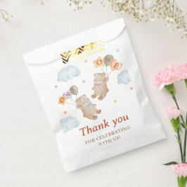 ベアボーイ女の子ツインズ – 最初の誕生日パーティー フェイバーバッグ