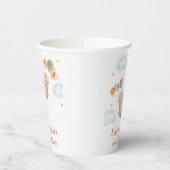 ベアボーイ女の子ツインズ – 最初の誕生日パーティー 紙コップ (左)