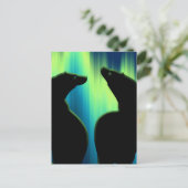 ベアポストカード先住民オーロラベアアートポストカード ポストカード (スタンド正面)