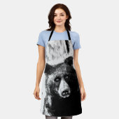ベアポートレート エプロン (着用した状態)