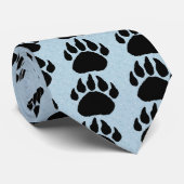 ベアポープリント及び雪片タイ ネクタイ (ロール)