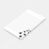 ベアポープリント横線 ポストイット (アングル)