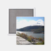 ベアマウンテンオーバーフローズハドソンリバーNY マグネット (正面/裏面)