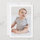 ベアマウンテンズファースト誕生日フォト招待状 招待状 (裏面)