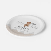 ベアマウンテンズファースト誕生日 ペーパープレート (アングル)