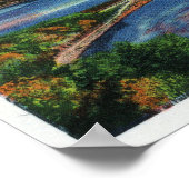 ベアマウンテンハドソンリバーブリッジ ポスター (角)