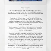 ベアメリークリスマス5写真フェスティバルニュースレター 三つ折りクリスマスカード (内部中)