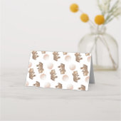 ベアモダンバルーン1stバースデーテント座席表 プレイスカード (裏面)