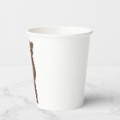 ベアモダンミニマルベビーシャワー誕生日 紙コップ (左)