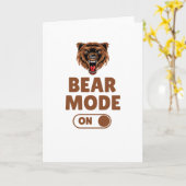 ベアモードオン カード (黄色い花)