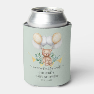 ベアユーカリ赤ちゃんシャワー心待ち 缶クーラー