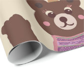 ベアラッピング紙ベビーギフトラッピング ラッピングペーパー (ロールコーナー)