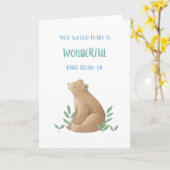 ベアリングや輪ベアラ提案カード カード (黄色い花)