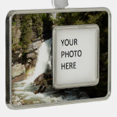 ベアリング秋アットグレイシャーナショナルパーク シルバープレートフレームオーナメント (右)