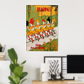 ベアリング1896 ～ヴィンテージ自転車広告 ポスター (ホームオフィス)